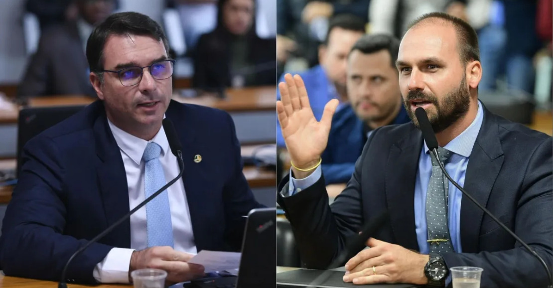 Flávio Bolsonaro critica STF por condenação de Eduardo e defende irmão
