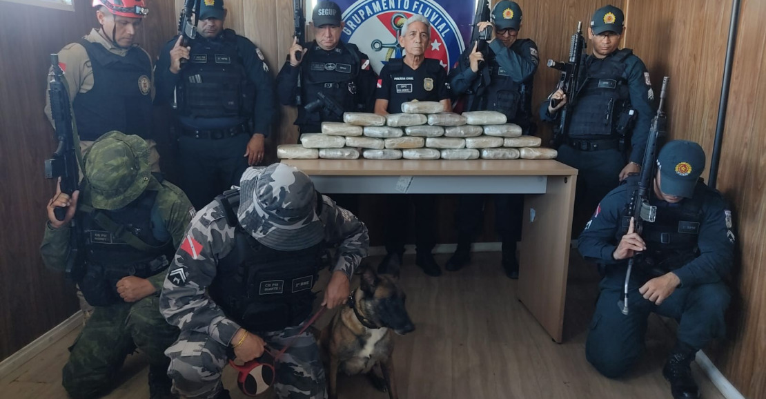 Apreensão de 27 kg de skunk em ferry boat no Pará; suspeito fugiu