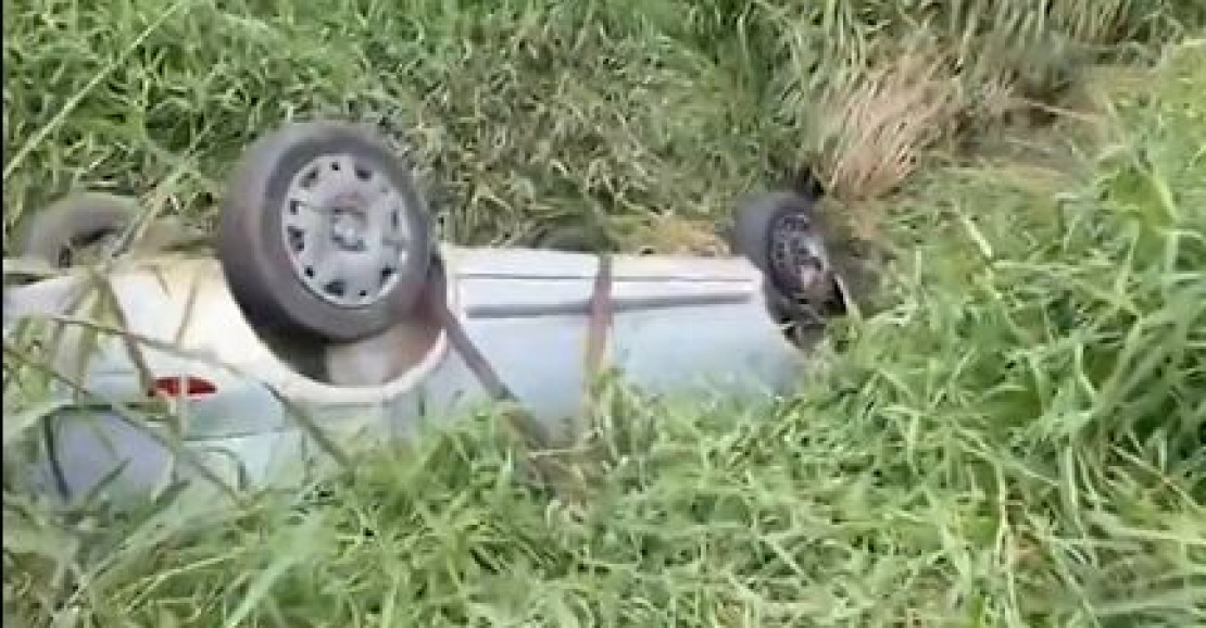 Motorista capota carro com filha após ameaçar ex em videochamada