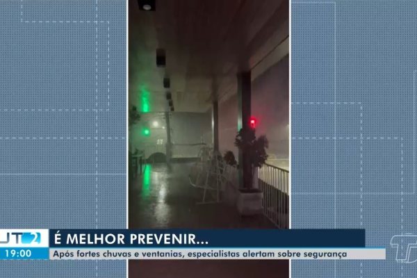 Defesa Civil emite alerta de risco elevado para temporais em Santarém