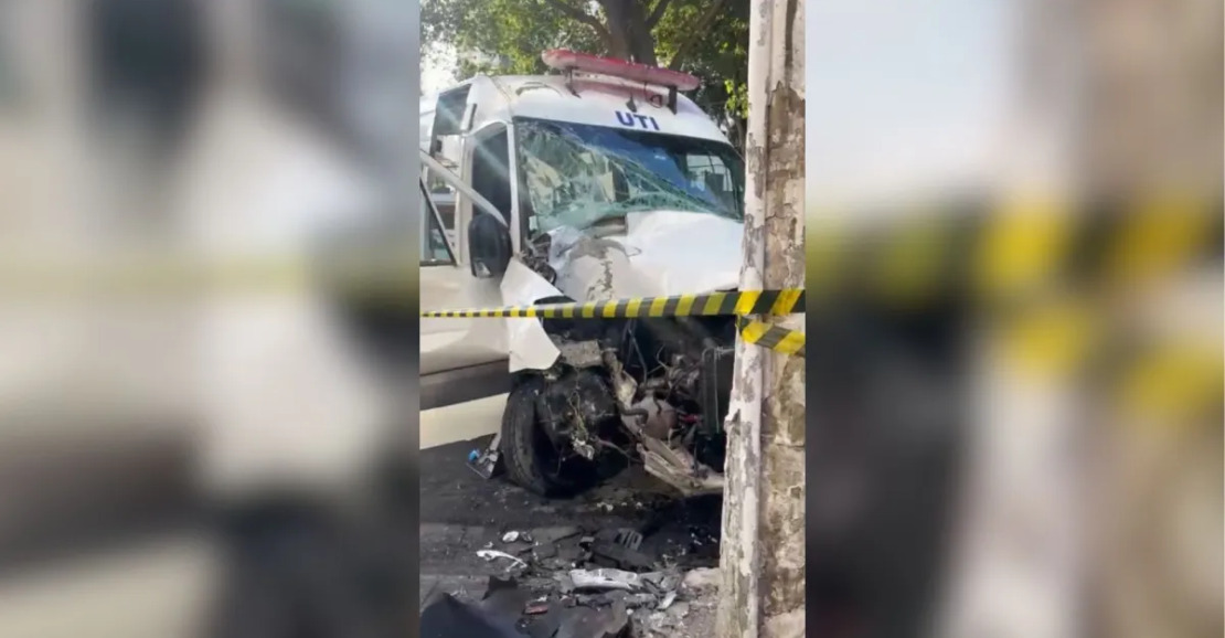 Idosa de 82 anos falece após acidente de ambulância em São Paulo