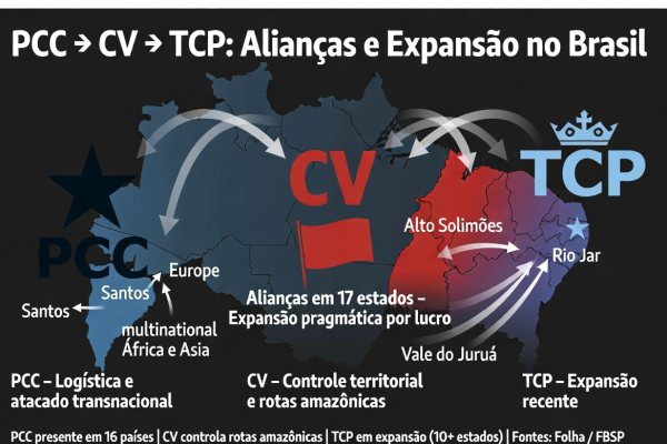 A Ascensão das Facções: Um Novo Mapa do Poder Criminoso no Brasil