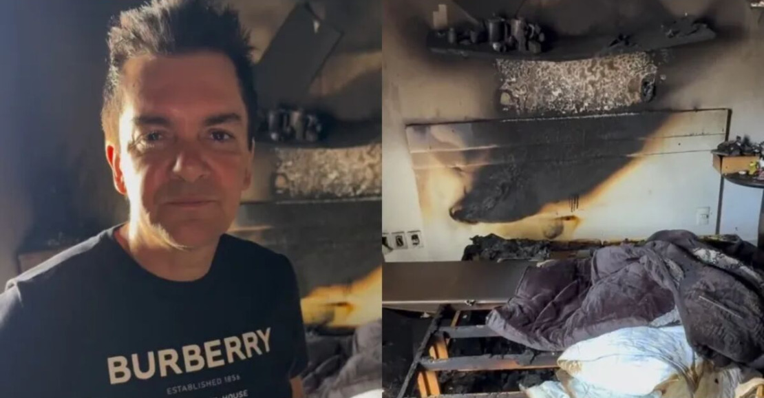 Incêndio destrói casa de Regis Danese, mas Bíblias permanecem intactas