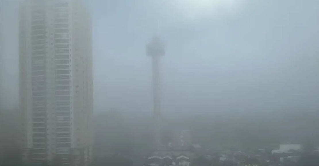 Belém enfrenta neblina e alerta de chuvas intensas nesta terça-feira