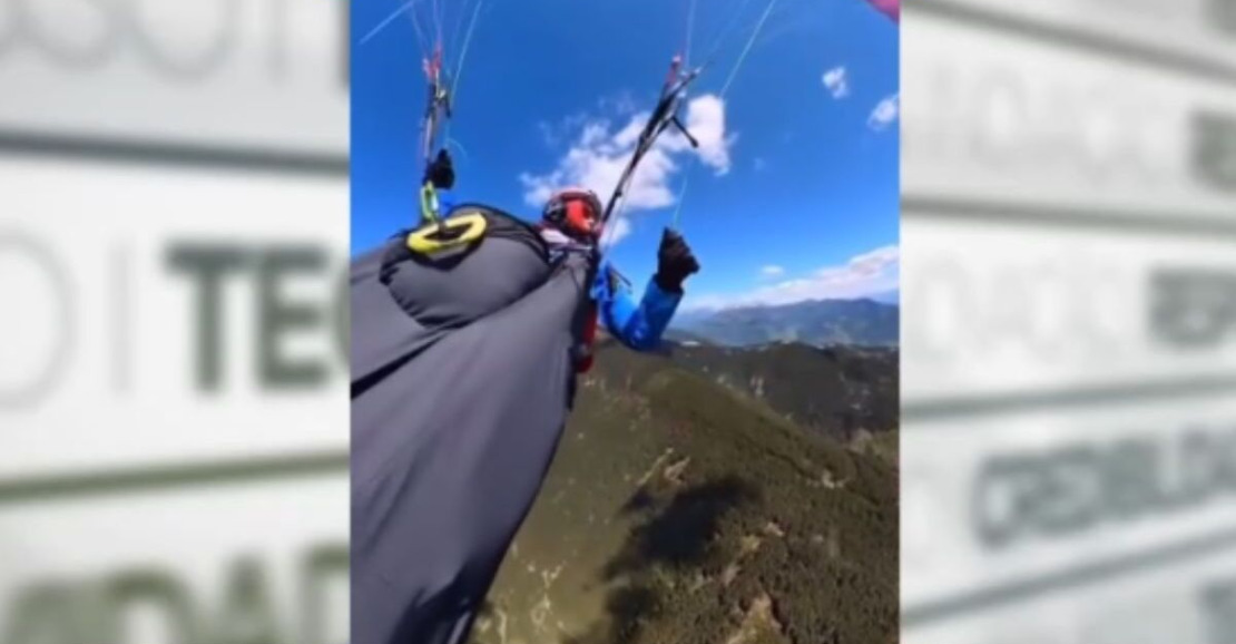 Mulher sobrevive a colisão entre parapente e avião na Áustria