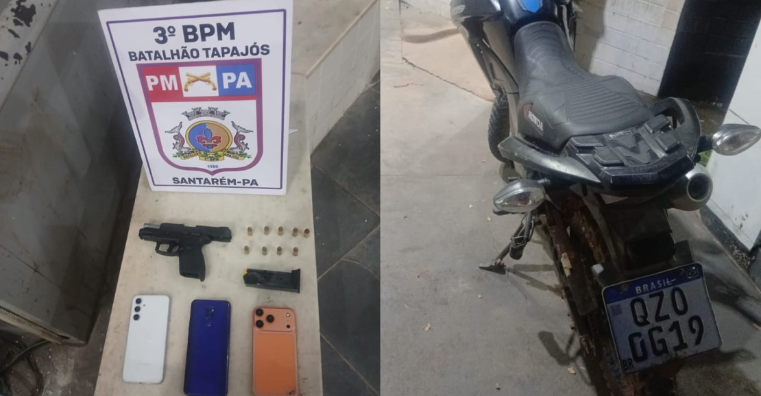 Dois Homens São Presos em Santarém Após Perseguição Policial no Bela Vista do Juá
